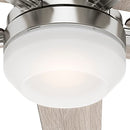 HUNTER 52" APEX II CEILING FAN, LED LIGHT KIT, HANDHELD REMOTE - BRUSHED NICKEL - Like New