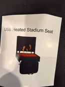 GENERIC USB PORTABLE HEATED STADIUM SEATS BLACK - BLACK - Like New