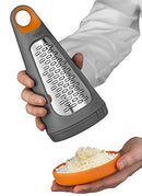 Kitchen Maestro 3 in 1 Grip n Grate Laser Cut Stainless Steel Grater - ORANGE - Like New