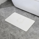 J&V TEXTILES STONE BATH MAT DIATOMACEOUS EARTH SHOWER 24''*15'' - WAVE STONE - Like New