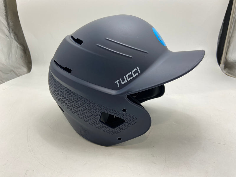 TUCCI XR1 BASEBALL BATTING HELMET FOR JUNIOR, DRILLED - MATTE DARK NAVY - Brand New
