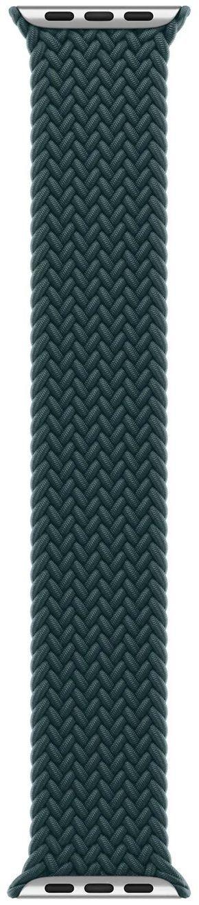 APPLE WATCH BRAIDED SOLO LOOP 45MM - SIZE 5 - RAINFOREST - Like New