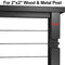 BLIKA 20 Pack 1/8" Black Stainless Steel Receiver Swage Stud Cable Railing - Like New