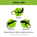 Zilla Reptile Terrarium Bedding Substrate Floor Liner 17.25"x47.25" 75G - Green - Brand New