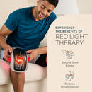 LifePro Red Light Therapy Knee Brace Portable Infrared Device LP-BRCVP-SLV - Like New
