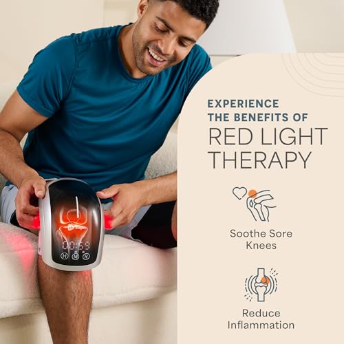 LifePro Red Light Therapy Knee Brace Portable Infrared Device LP-BRCVP-SLV - Like New