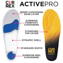 CURREX ActivePro Insoles for Sports Shoes - Arch Support (Low Arch, Medium) - Brand New