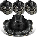 Tisancy 30 Pack LED Lights Cowboy Cowgirl Hat Flashing LED Lights Cowgirl Hat - Brand New