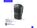 TITAN BY ARCTIC ZONE DEEP FREEZE WELDED BACKPACK COOLER - CHARCOAL - Brand New
