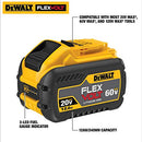 DEWALT FLEXVOLT 20V/60V MAX 12.0 AH BATTERY - YELLOW - Like New