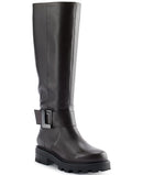 KL445702 Karl Lagerfeld Paris Women Meara 50/50 Boot Chocolate Size 8.5 - Like New