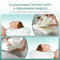 RELEEP CERVICAL NECK PILLOW, SIDE SLEEPER, ADJUSTABLE CONTOUR, QUEEN - GREEN - Like New