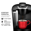 KEURIG K-CLASSIC SINGLE SERVE K-CUP POD COFFEE MAKER WITH 3 BREW SIZES - BLACK - Like New