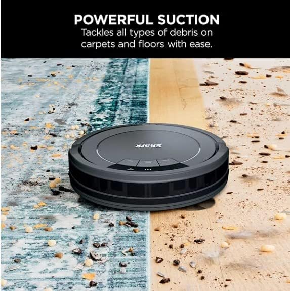 Shark ION Robot Vacuum RV772 - Smoked Ash - Like New