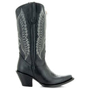 Soto Boots Women's Firebird Cowgirl Boots M8001 - Size 7.5 - Black/Black - Like New