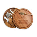 855-04-512 Picnic Time NFL Cleveland Browns Circo Cheese Board & Knife Set - Like New