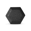 CAP Barbell Cast Iron Hex Dumbbell, Black, 25 lb - Brand New