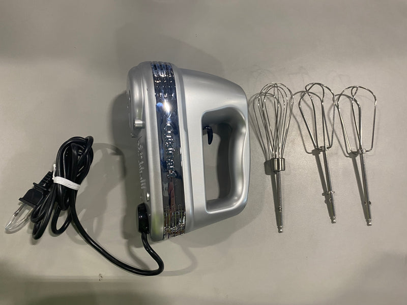 CUISINART HM-70 POWER ADVANTAGE 7-SPEED HAND MIXER - SILVER - Like New
