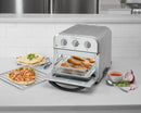 Cuisinart TOA-26 Compact Airfryer Toaster Oven, 1800W Motor - SILVER Like New