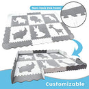 Wee Giggles X-Large Non-Toxic Baby Play Mat | Neutral Nursery | Grey - Brand New