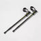 ALL IN MOTION 2PK ADJUSTABLE TREKKING POLES: ALUMINUM, RUBBER HANDLES - BLACK - Like New