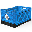 Bigant Heavy Duty Collapsible & Stackable Plastic Milk Crate Snap Lock Foldable - Brand New