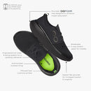 09012024-166 OOFOS WOMEN'S OOMY STRIDE SNEAKER BLACK SIZE 8 - Brand New