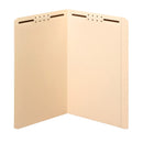 OFFICE DEPOT MANILA FASTENER FOLDERS 2 FASTENERS STRAIGHT CUT LEGAL - MANILA - Brand New