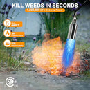 Propane Torch Kit Heavy Duty Weed Burner, 1,800,000 BTU Flame Thrower Gun - Like New