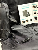 GENERIC HEATED FOLDING STADIUM SEAT / 2 USB CONTROL - BLACK - Like New