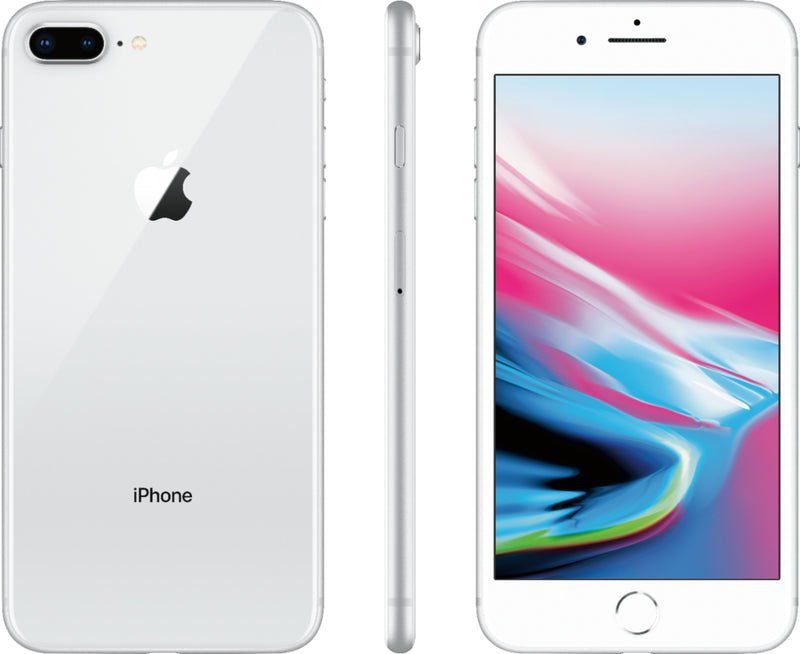 APPLE IPHONE 8 PLUS 64GB AT&T - MQ8U2LL/A - SILVER - Like New