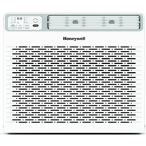 HONEYWELL 10,000 BTU WINDOW AIR CONDITIONER, REMOTE, LED - WHITE - Like New