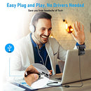 LITEPRO WEBCAM WITH MICROPHONE & PRIVACY COVER, 1080P HD WEB C70-BLK - BLACK - Like New