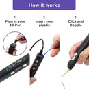 3Doodler Flow 3D Printing Pen for Teens, Adults & Creators! - Black - Like New