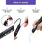 3Doodler Flow 3D Printing Pen for Teens, Adults & Creators! - Black - Like New