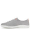 Vionic Pismo Lace-Up Shoes Light Gray Canvas Size 7 - Like New