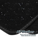 ZONE TECH ALL WEATHER CARPET VEHICLE FLOOR MATS- 4-PIECE BLACK PREMIUM QUALITY - Like New