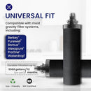 Gravity Water Filter 2.25 Gallons NSF AISI 304 Stainless Steel B096FHVNLQ - Brand New