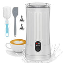 GENERIC ELECTRIC MILK FROTHER, 4-IN-1 MILK STEAMER AND FROTHER, SS-001 - WHITE Like New