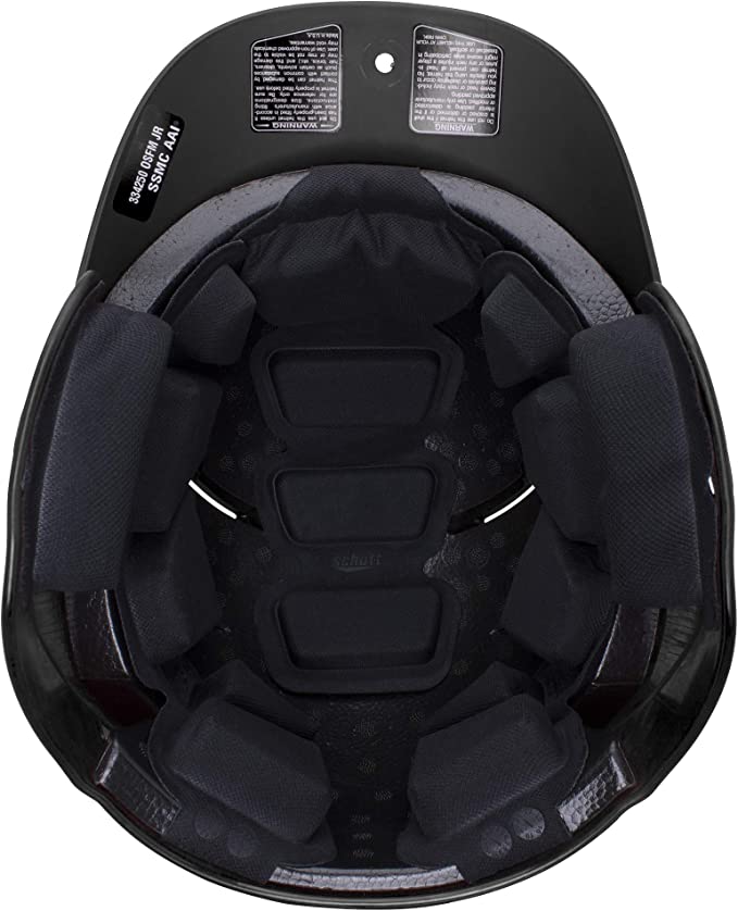 SCHUTT XR1 BASEBALL BATTING HELMET, MATTE BLACK COLOR FOR SENIOR - Like New