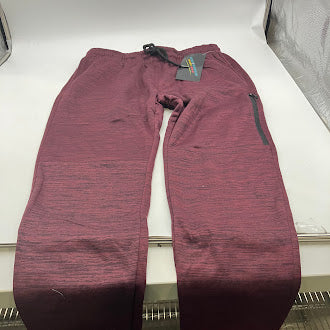 LOGAN AND MARTIN SPORT NYC SPORT JOGGER SWEATPANTS - SIZE: MEN M - WINE HEATHER - Brand New