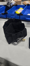 DAIACES COMMUTER BAG TOTE MULTI-POCKETS W/ SHOULDER STRAP - BLACK - Like New