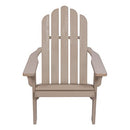 SHINE COMPANY MARINA ADIRONDACK CHAIR, BACK & SEAT PRE-ASSEMBLED - GRAYSTONE - Like New