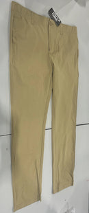 BLU ROCK MEN'S 4-WAY FLEXIBLE STRETCH CHINO PANTS - SIZE: MEN 38 - KHAKI - Brand New