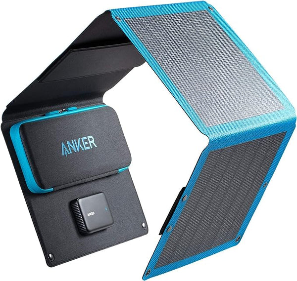 Anker 24W 3-Port USB Portable Solar Charger with Foldable CIGS Panel A2425 Like New