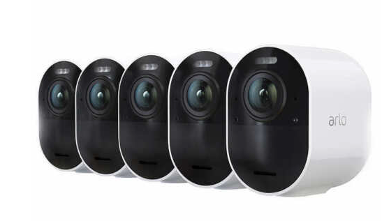 For Parts: Arlo Ultra 4K Wireless 5 cameras VMS5541C-100NAS FOR PART MULTIPLE ISSUES