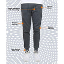 BASTION TRAIL MEN'S FLEECE DRAWSTRING JOGGER PANTS - CHARCOAL - SIZE XL - Brand New