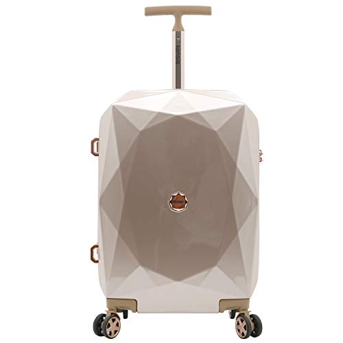 KENSIE WOMEN'S GEMSTONE LUGGAGE, 2 PIECE SET (28"/20") - ROSE GOLD - Brand New