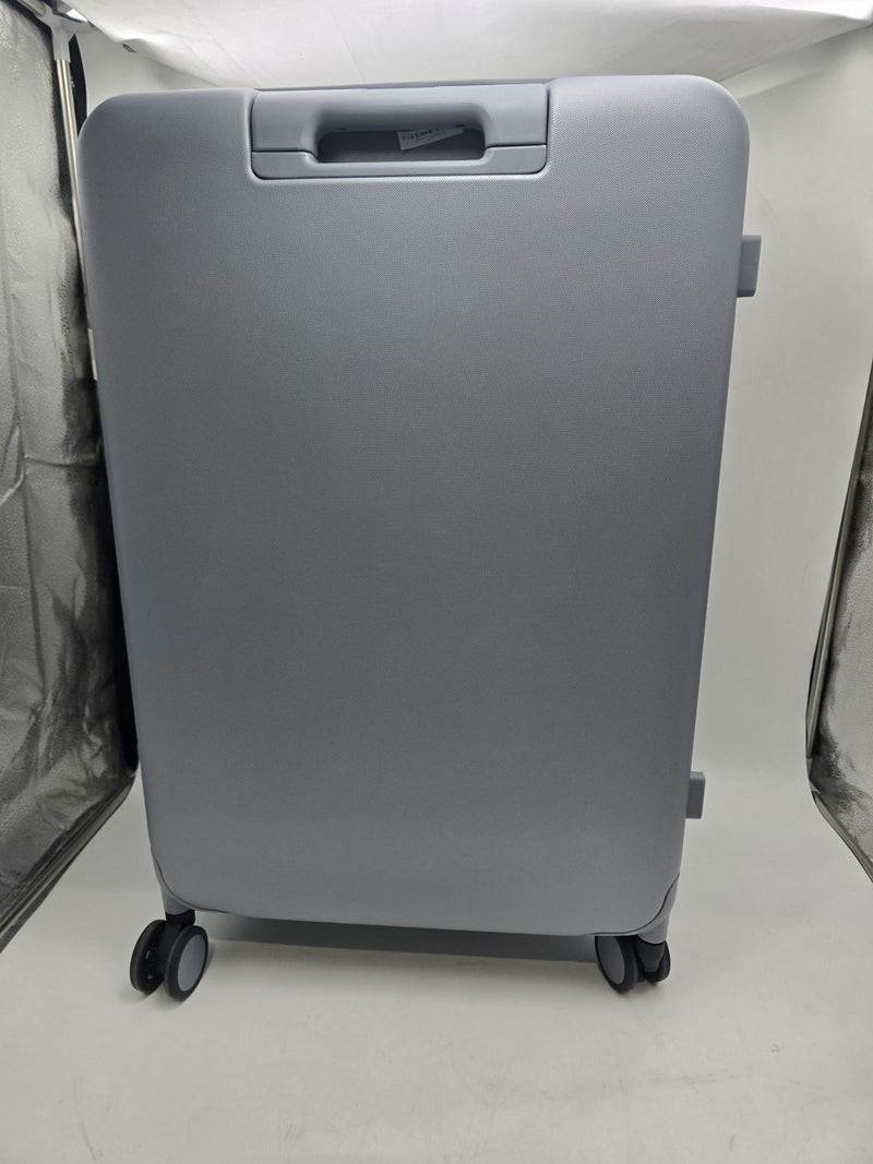 HANKE H9831S 24" CARRY ON LUGGAGE ALUMINUM FRAME HARD SHELL SUITCASES - GRAY - Like New