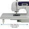 Brother Sewing and Quilting Machine, CS6000i, 60 Built-in Stitches - WHITE/BLUE Like New